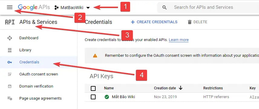 Instructions for configuring Google Map for website