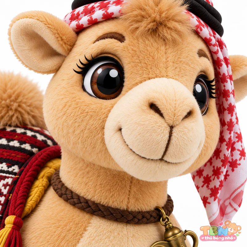 Ảnh bổ sung của Lạc đà bông Sultan gắn logo đặt may theo yêu cầu