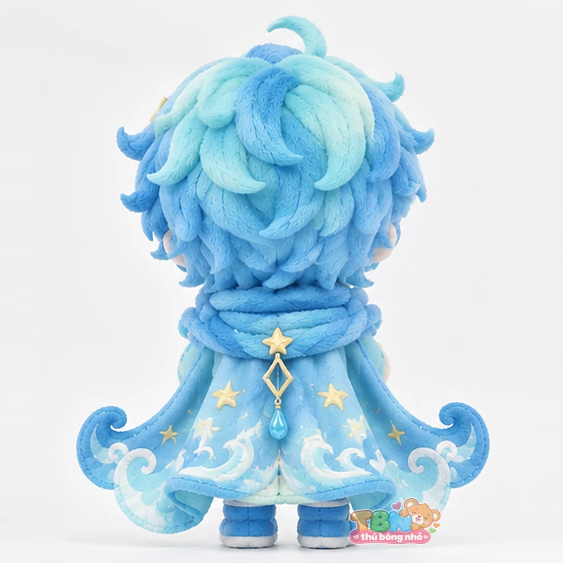Ảnh bổ sung của Thú bông Bảo Bình Aquarius chibi ôm bình nước theo yêu cầu