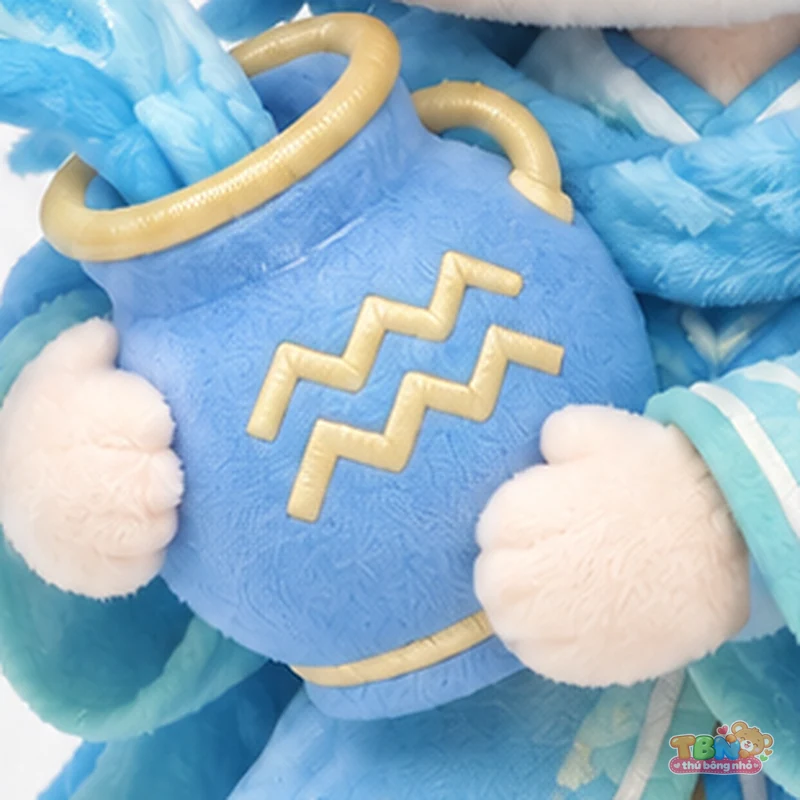 Ảnh bổ sung của Thú bông Bảo Bình Aquarius chibi ôm bình nước theo yêu cầu