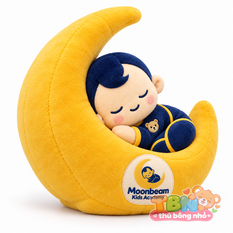 Thú bông Bé Trăng Ngủ Moonbeam – góc nghiêng