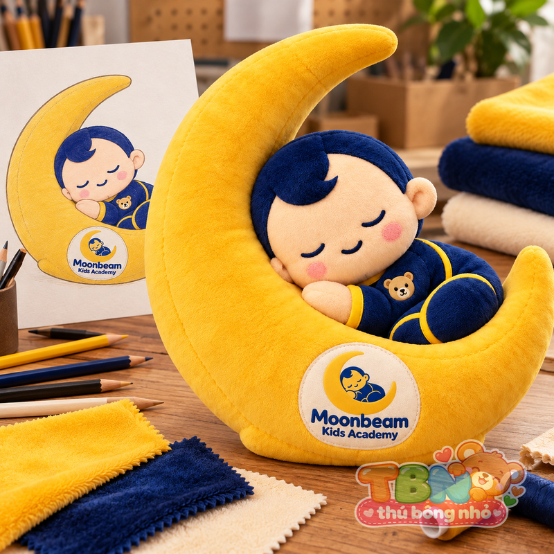 Ảnh bổ sung của Thú bông Bé Trăng Ngủ Moonbeam đặt may theo yêu cầu