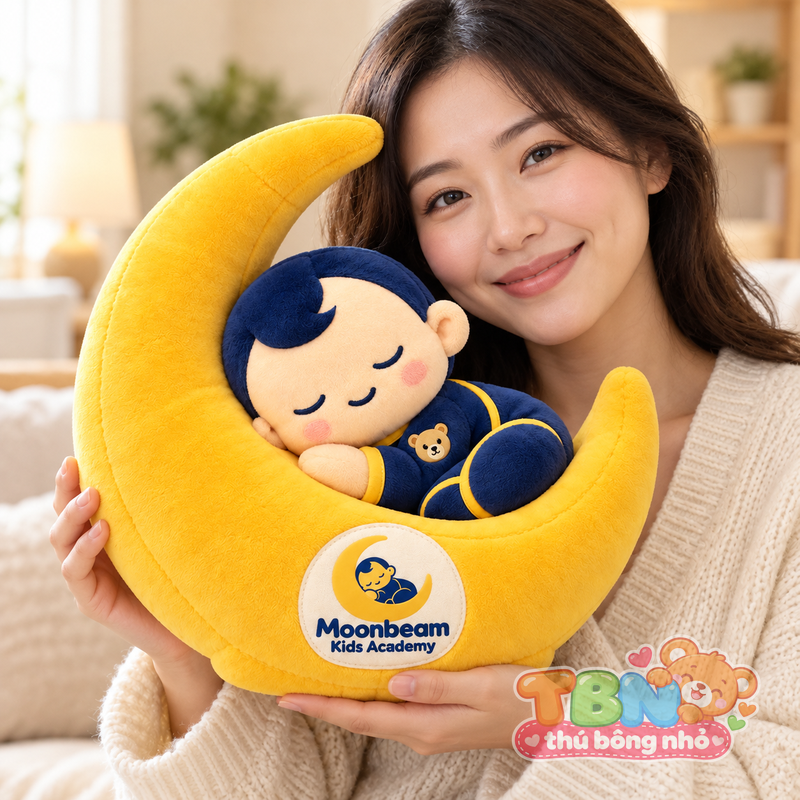 Ảnh bổ sung của Thú bông Bé Trăng Ngủ Moonbeam đặt may theo yêu cầu