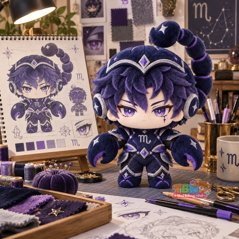 Ảnh bổ sung của Thú bông Bọ Cạp Scorpio chibi chiến binh theo yêu cầu