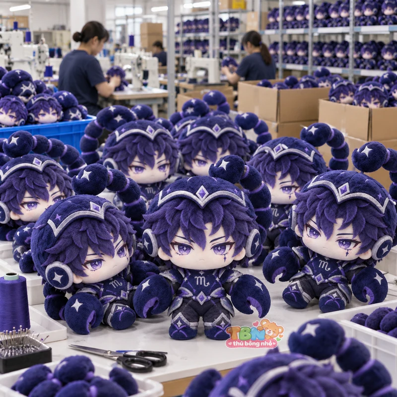 Ảnh bổ sung của Thú bông Bọ Cạp Scorpio chibi chiến binh theo yêu cầu