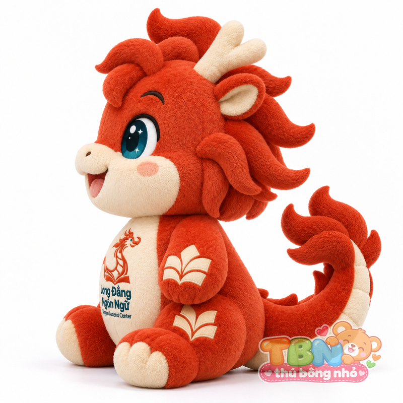 Ảnh bổ sung của Thú bông Rồng sách Long Đằng đặt may theo yêu cầu
