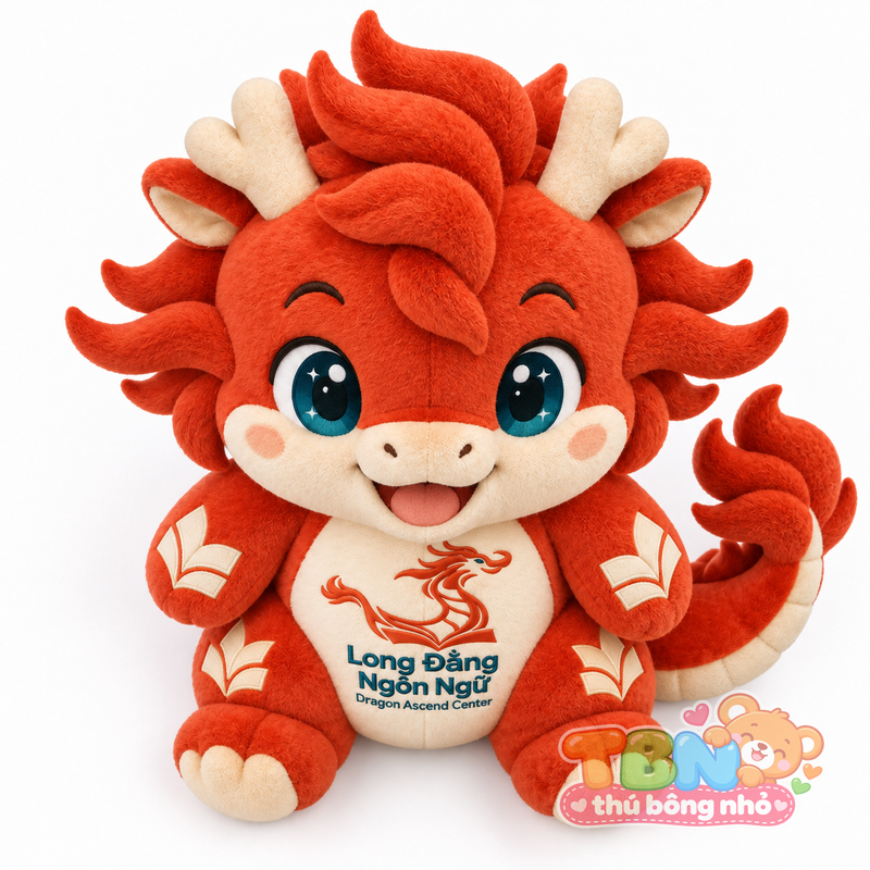 Ảnh bổ sung của Thú bông Rồng sách Long Đằng đặt may theo yêu cầu