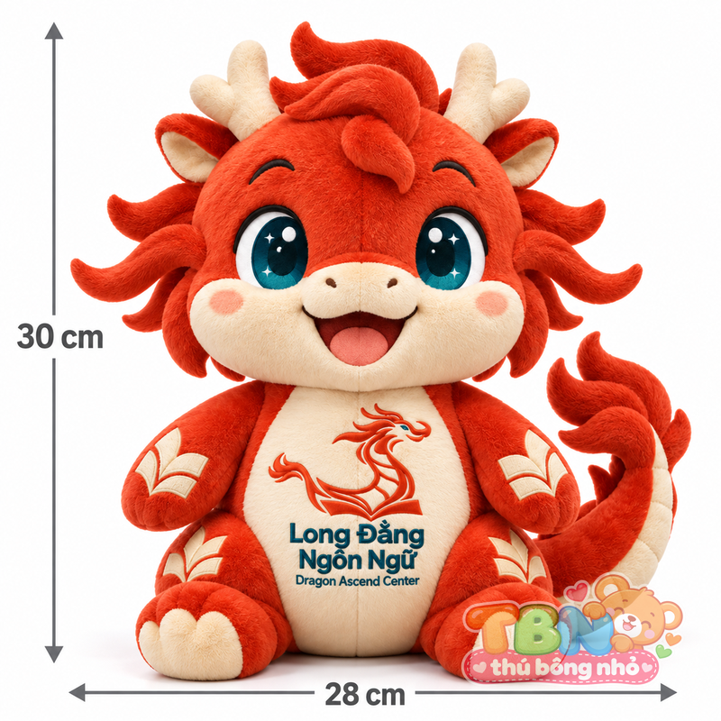 Ảnh bổ sung của Thú bông Rồng sách Long Đằng đặt may theo yêu cầu