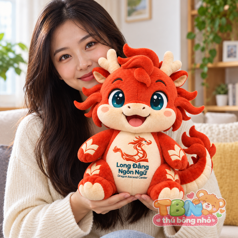 Ảnh bổ sung của Thú bông Rồng sách Long Đằng đặt may theo yêu cầu
