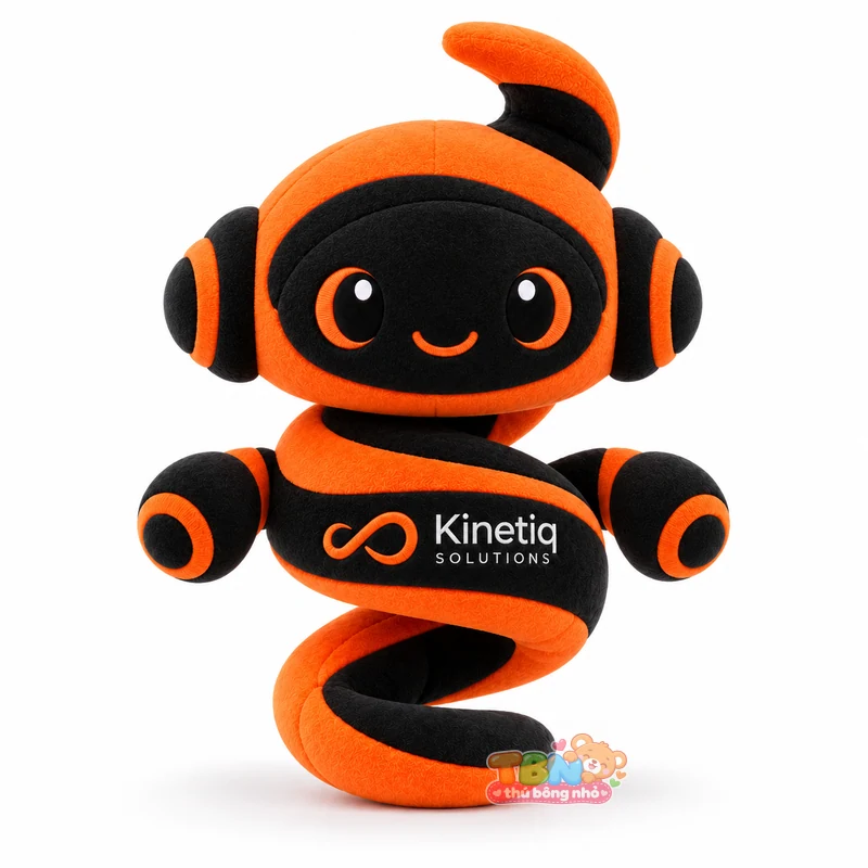 Ảnh bổ sung của Linh vật bông Kinetiq Solutions theo yêu cầu