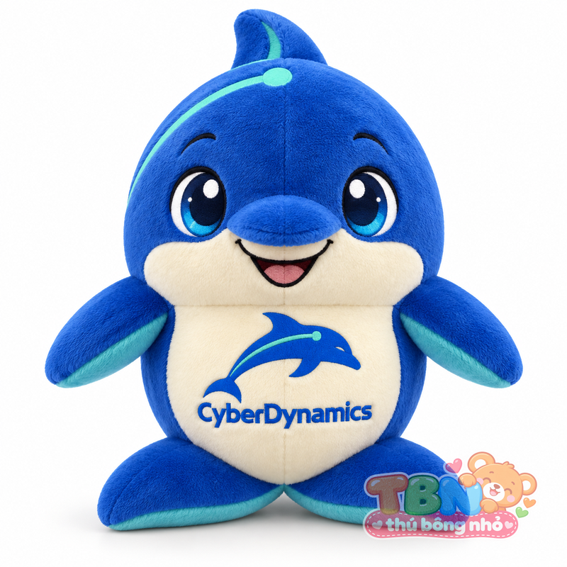 Ảnh bổ sung của Thú bông Cá heo CyberDynamics đặt may theo yêu cầu