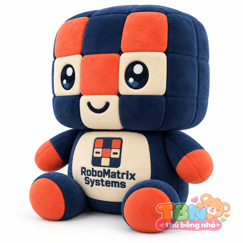 Thú bông Robot khối RoboMatrix – góc nghiêng