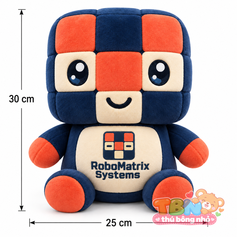 Ảnh bổ sung của Thú bông Robot khối RoboMatrix đặt may theo yêu cầu