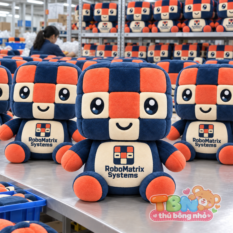 Ảnh bổ sung của Thú bông Robot khối RoboMatrix đặt may theo yêu cầu