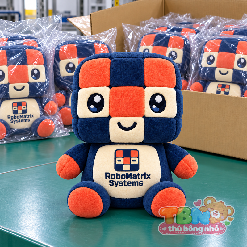 Ảnh bổ sung của Thú bông Robot khối RoboMatrix đặt may theo yêu cầu