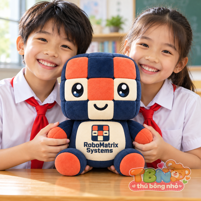 Ảnh bổ sung của Thú bông Robot khối RoboMatrix đặt may theo yêu cầu