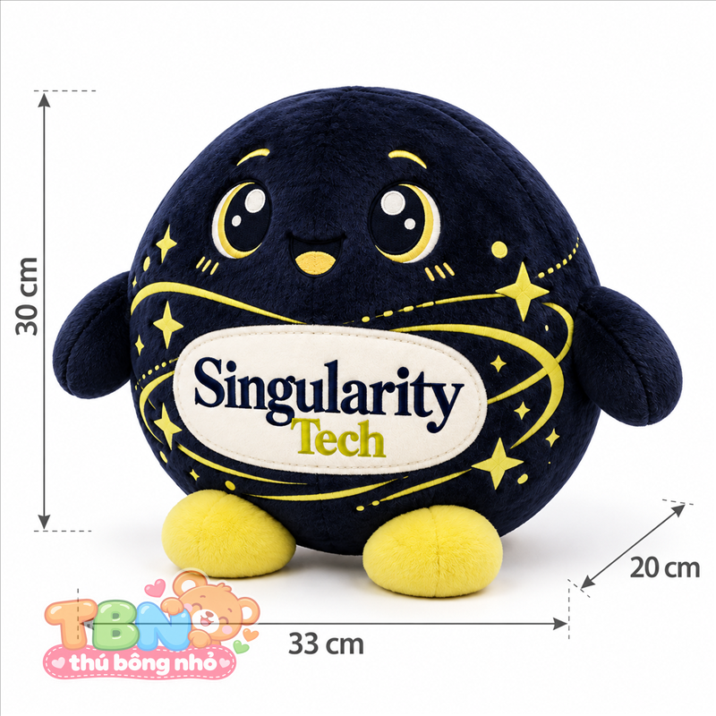 Ảnh bổ sung của Thú bông Lỗ đen chibi Singularity đặt may theo yêu cầu