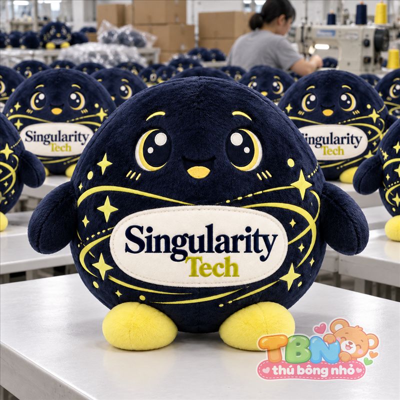 Ảnh bổ sung của Thú bông Lỗ đen chibi Singularity đặt may theo yêu cầu