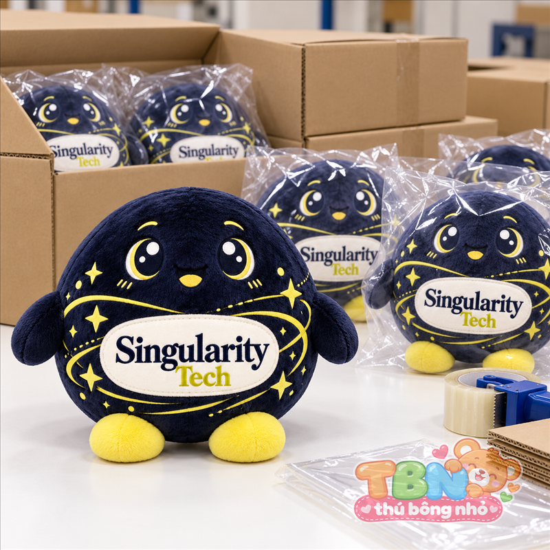 Ảnh bổ sung của Thú bông Lỗ đen chibi Singularity đặt may theo yêu cầu