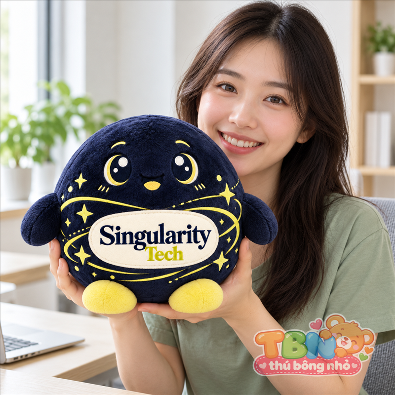 Ảnh bổ sung của Thú bông Lỗ đen chibi Singularity đặt may theo yêu cầu
