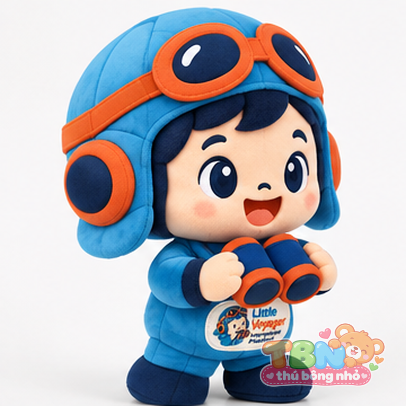 Thú bông Bé Phi Công Little Voyager – góc nghiêng