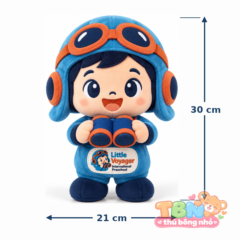Ảnh bổ sung của Thú bông Bé Phi Công Little Voyager đặt may theo yêu cầu