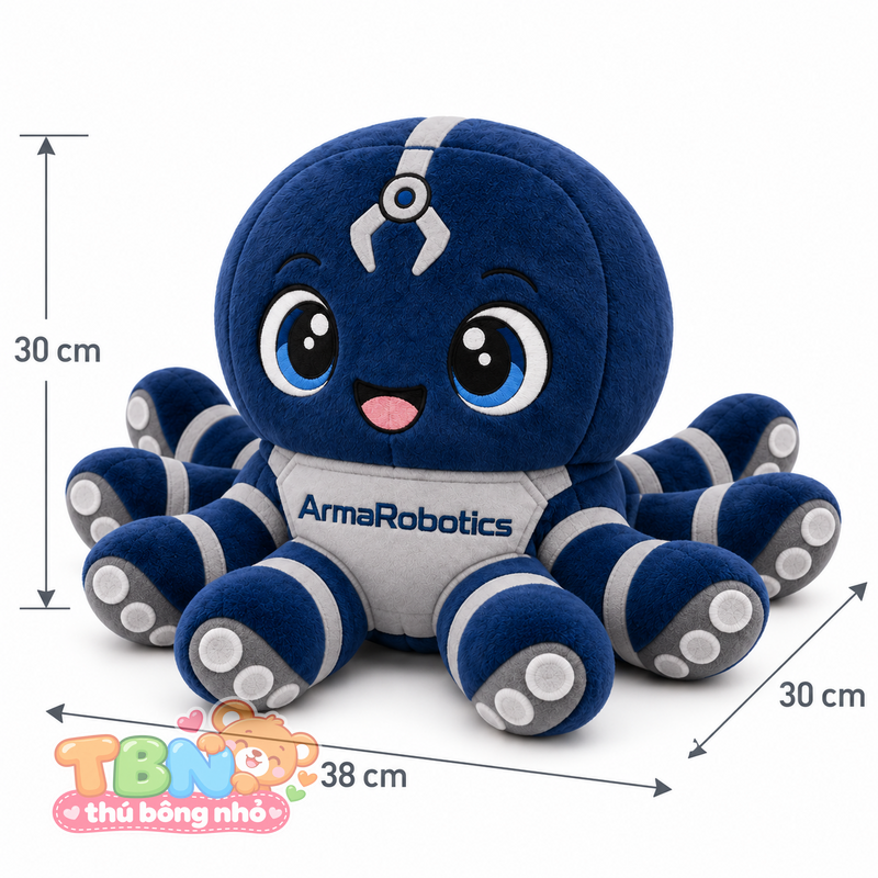 Ảnh bổ sung của Thú bông Bạch tuộc ArmaRobotics đặt may theo yêu cầu