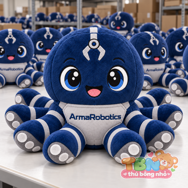 Ảnh bổ sung của Thú bông Bạch tuộc ArmaRobotics đặt may theo yêu cầu
