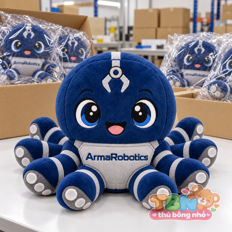 Ảnh bổ sung của Thú bông Bạch tuộc ArmaRobotics đặt may theo yêu cầu