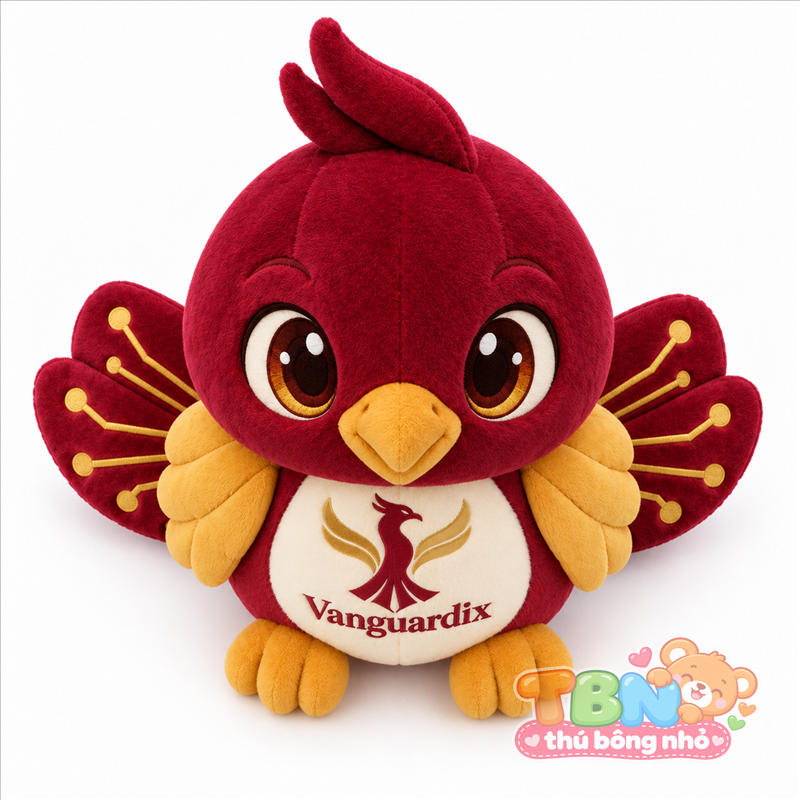 Ảnh bổ sung của Thú bông Phượng hoàng Vanguardix đặt may theo yêu cầu