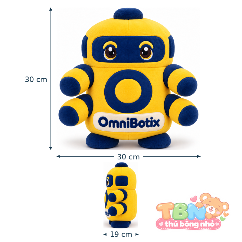 Ảnh bổ sung của Thú bông Robot đa nhiệm OmniBotix đặt may theo yêu cầu