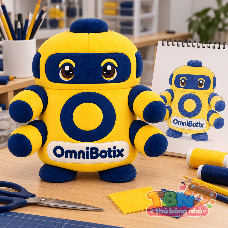 Ảnh bổ sung của Thú bông Robot đa nhiệm OmniBotix đặt may theo yêu cầu