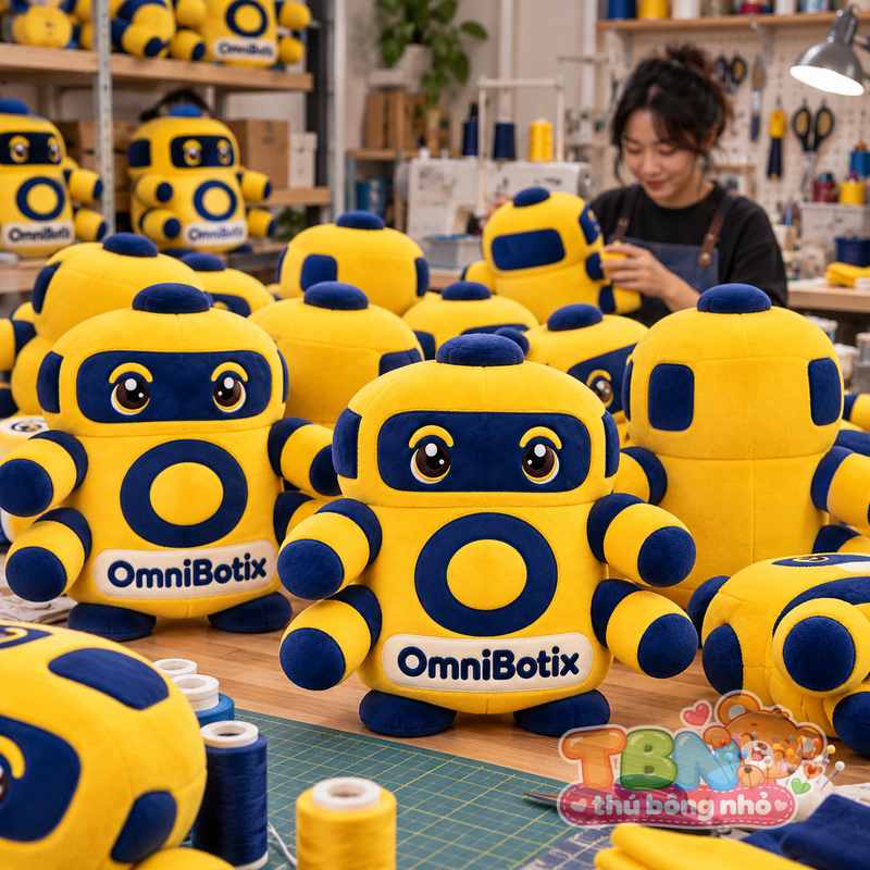 Ảnh bổ sung của Thú bông Robot đa nhiệm OmniBotix đặt may theo yêu cầu