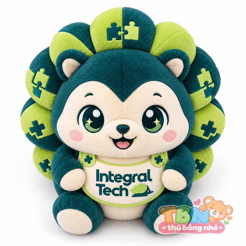 Ảnh bổ sung của Thú bông Nhím Integral Tech đặt may theo yêu cầu