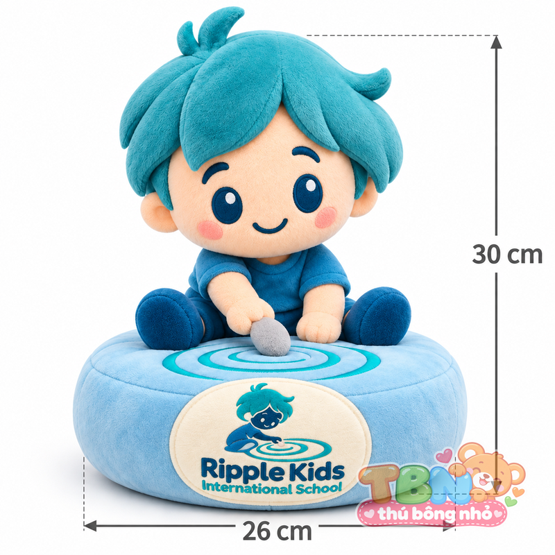 Ảnh bổ sung của Thú bông Bé Gợn Sóng Ripple Kids đặt may theo yêu cầu