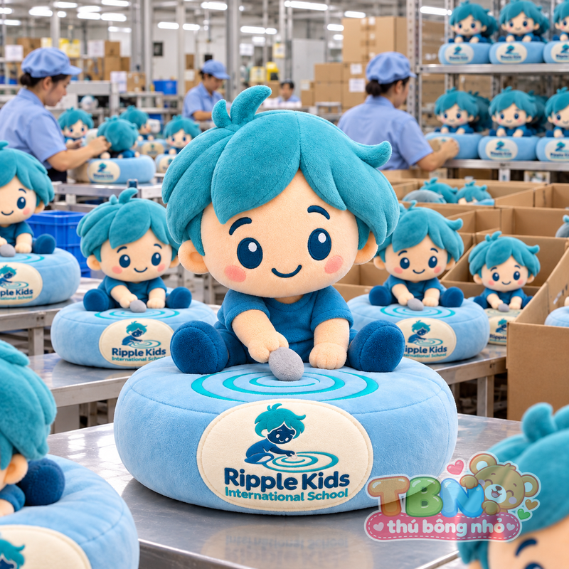 Ảnh bổ sung của Thú bông Bé Gợn Sóng Ripple Kids đặt may theo yêu cầu