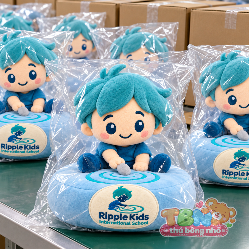 Ảnh bổ sung của Thú bông Bé Gợn Sóng Ripple Kids đặt may theo yêu cầu