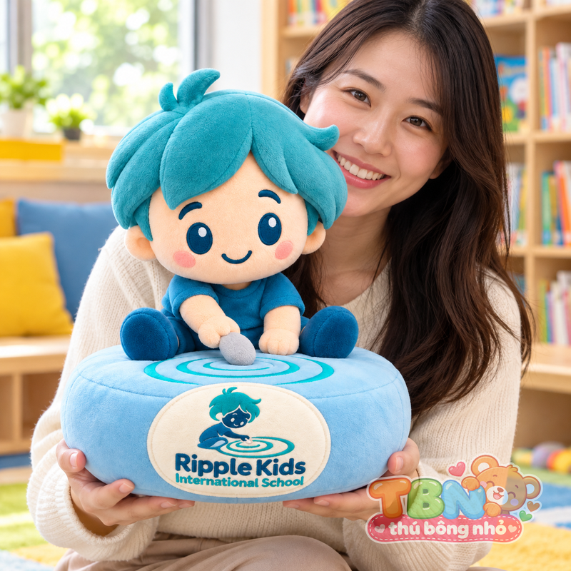 Ảnh bổ sung của Thú bông Bé Gợn Sóng Ripple Kids đặt may theo yêu cầu
