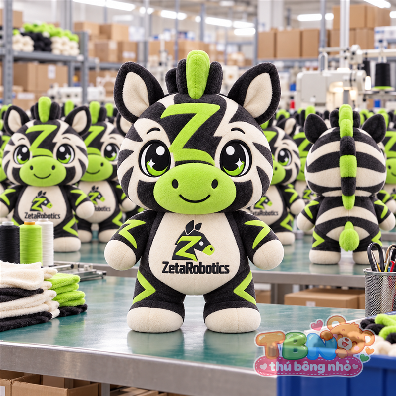 Ảnh bổ sung của Thú bông Ngựa vằn ZetaRobotics đặt may theo yêu cầu