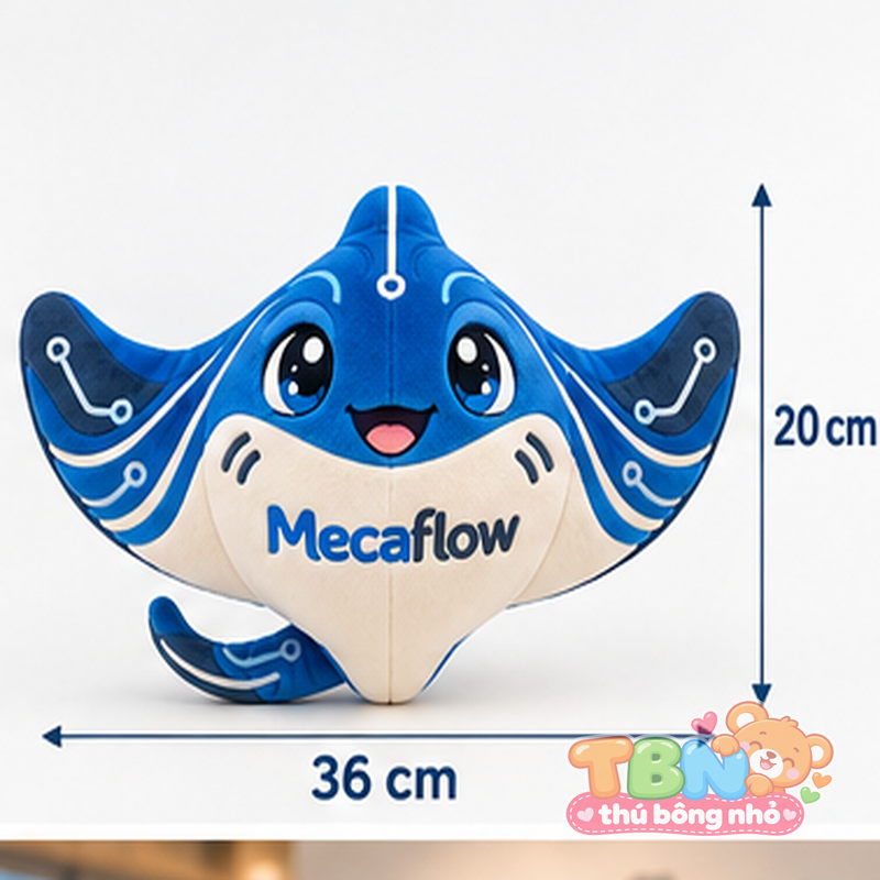 Ảnh bổ sung của Thú bông Cá đuối Mecaflow đặt may theo yêu cầu