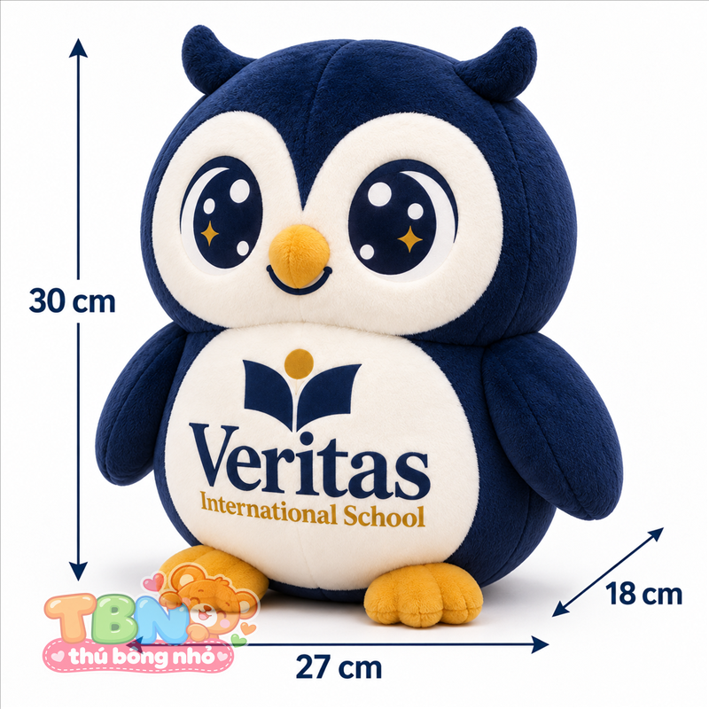 Ảnh bổ sung của Thú bông Cú Vera Veritas đặt may theo yêu cầu