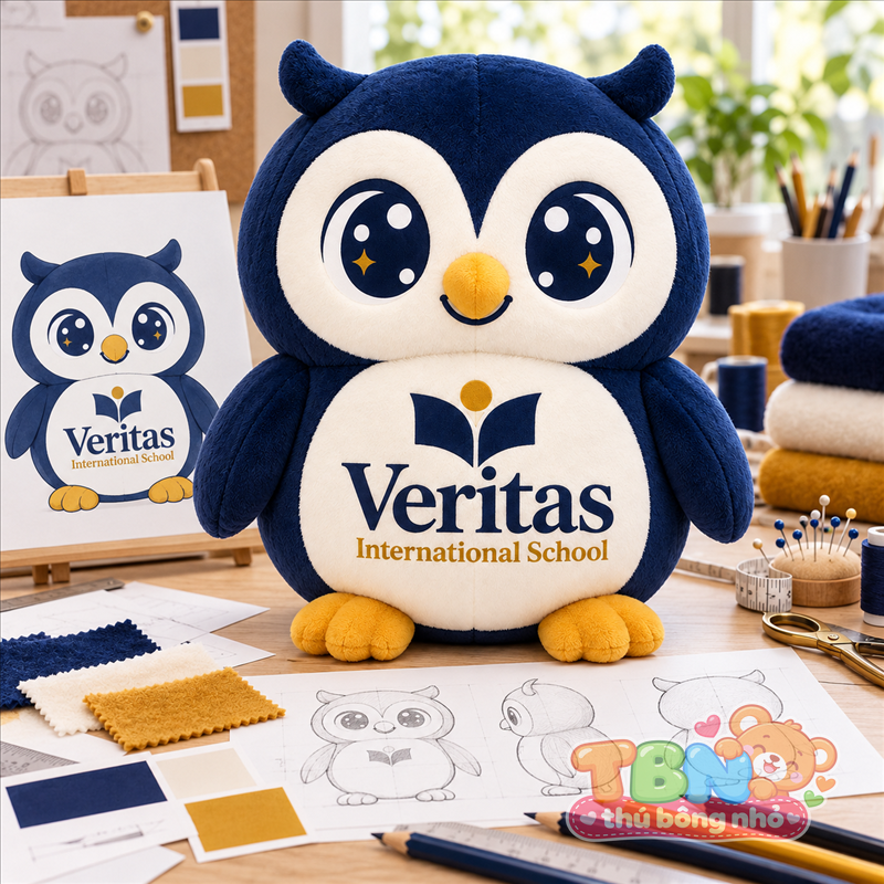 Ảnh bổ sung của Thú bông Cú Vera Veritas đặt may theo yêu cầu