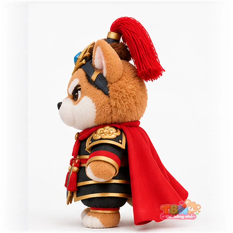 Ảnh bổ sung của Thú bông Shiba Tuất võ tướng chibi theo yêu cầu