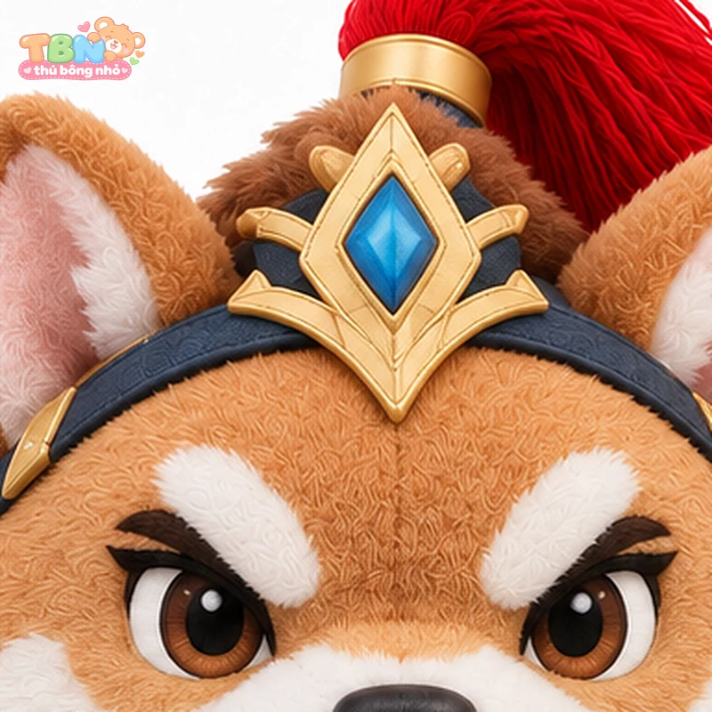 Ảnh bổ sung của Thú bông Shiba Tuất võ tướng chibi theo yêu cầu
