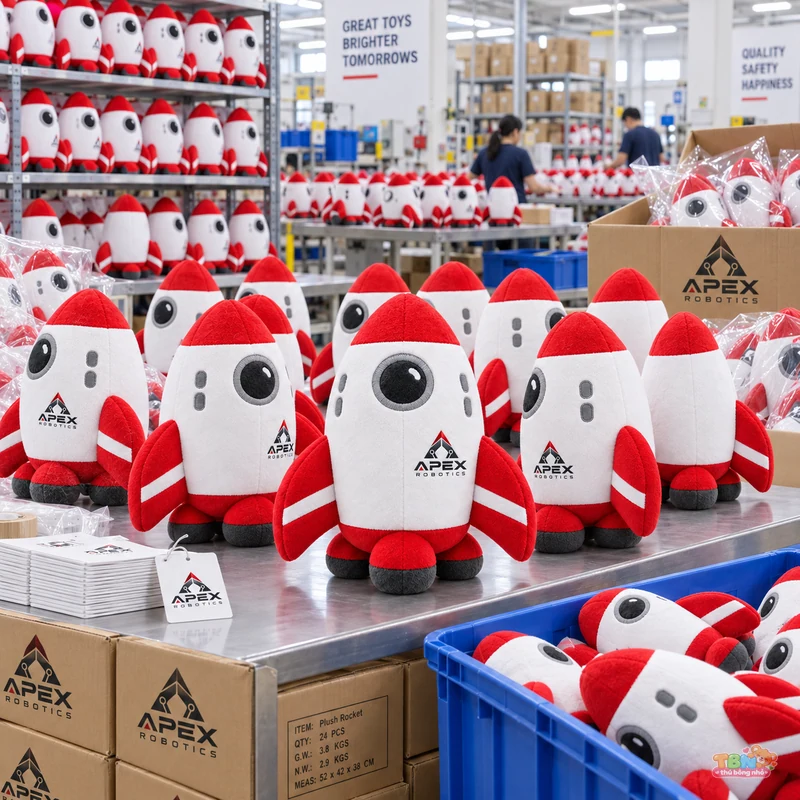 Ảnh bổ sung của Thú bông tên lửa Apex Robotics đặt may theo yêu cầu