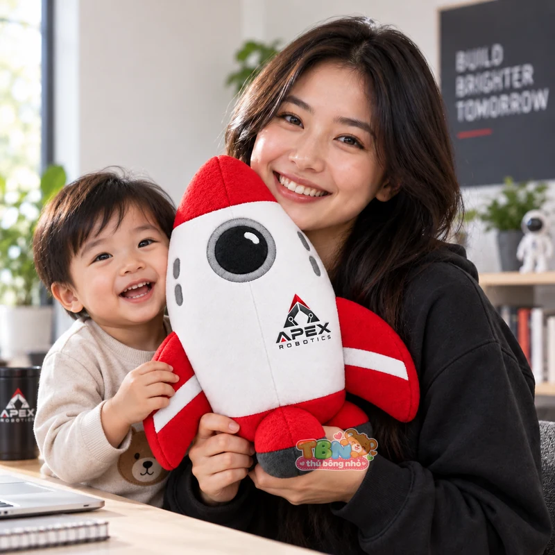 Ảnh bổ sung của Thú bông tên lửa Apex Robotics đặt may theo yêu cầu