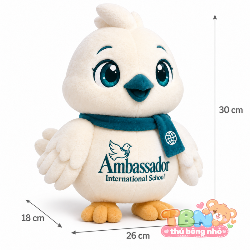 Ảnh bổ sung của Thú bông Bồ câu Ami Ambassador đặt may theo yêu cầu