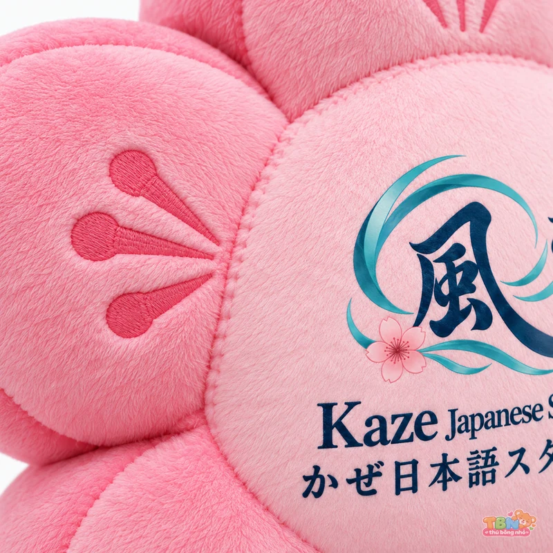 Ảnh bổ sung của Thú bông hoa anh đào Kaze gắn logo theo yêu cầu