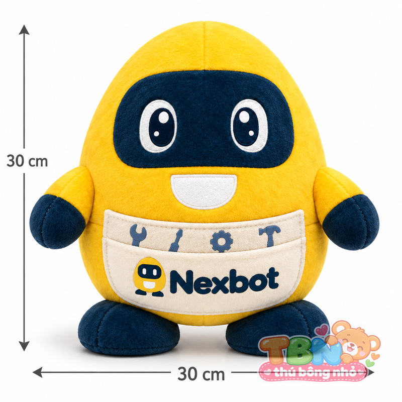 Ảnh bổ sung của Thú bông Robot quả trứng Nexbot đặt may theo yêu cầu