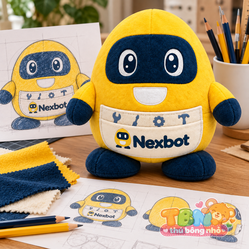 Ảnh bổ sung của Thú bông Robot quả trứng Nexbot đặt may theo yêu cầu